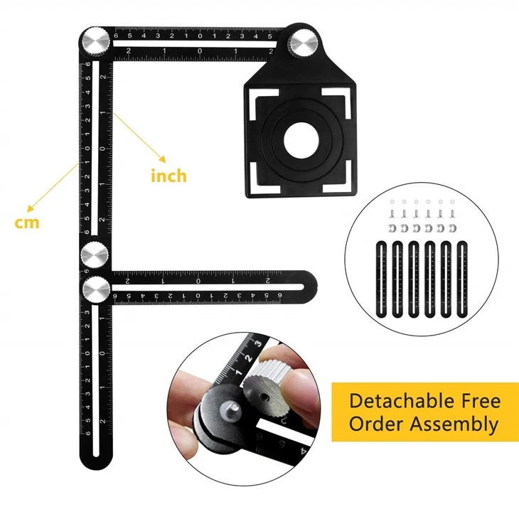 The Six - Section Folding Ruler